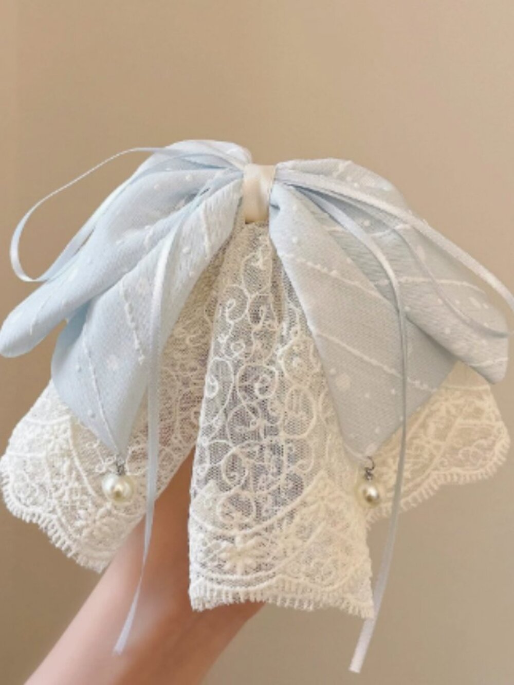 Women’s Oversized Satin Bow Hair Claw Clip